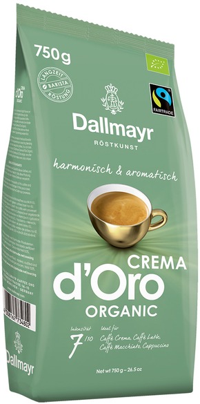 NEU: Dallmayr Crema d&#039;Oro Organic