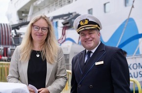 AIDA Cruises: AIDA Pressemeldung: Eröffnung der ersten Landstromanlage Dänemarks mit AIDAmar in Aarhus