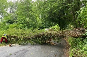 Feuerwehr Iserlohn: FW-MK: Unwetter über Iserlohn ohne größere Folgen