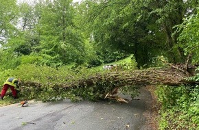 Feuerwehr Iserlohn: FW-MK: Unwetter über Iserlohn ohne größere Folgen