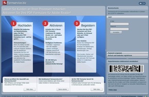 Absolute Development AG: Absolute Development AG: Formservice.biz aktiviert ihre PDF-Formulare für Adobe Reader