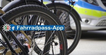 Polizei Bonn: POL-BN: Fahrraddiebstahl - Alle Daten Ihres Fahrrades in der Fahrradpass-App der Polizei