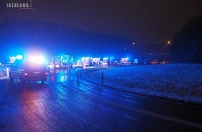 Feuerwehr Iserlohn: FW-MK: Massenunfall auf der Autobahn 46