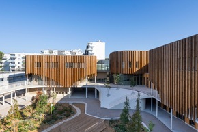 Comunicato Stampa Griesser: Imparare nella luce giusta - protezione solare Griesser per il complesso scolastico Hypatie a Montpellier