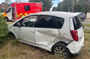 Polizei Minden-L&uuml;bbecke: POL-MI: Leichtverletzte bei Kreuzungsunfall