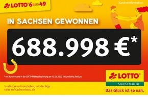 Sächsische Lotto-GmbH: Gewinnserie in Sachsen hält an