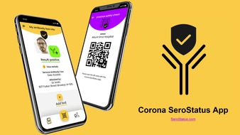 Anyblock Analytics GmbH: Messe-Kontakte auch in Corona-Zeiten persönlich knüpfen / Corona SeroStatus App ermöglicht einfachen Testnachweis
