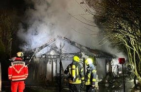 Polizei Gütersloh: POL-GT: Brand eines Gartenhauses am Herderweg