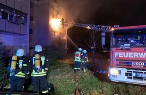 Freiwillige Feuerwehr der Stadt Goch: FF Goch: Erneut Brandstiftung an der Melatenstraße