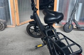 Polizeiinspektion Rotenburg: POL-ROW: ++ E-Bike bei Burger King geklaut: Eigentümer gesucht! ++ Unfallflucht auf dem Parkplatz der Oste-Med-Klinik ++