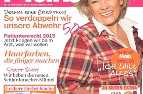 Bauer Media Group, Meins: Gitte Haenning in Meins: "Das Alleinleben hat große Vorteile"