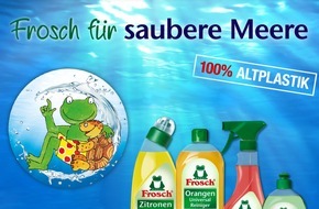 Werner & Mertz GmbH: Der "Frosch" erhält renommierten Marken-Award für seine Nachhaltigkeitsstrategie / "Saubere Meere"-Kampagne zu Verpackungen aus Altplastik überzeugte die Fachjury