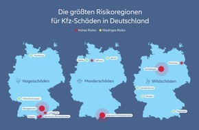 euromarcom public relations GmbH: Die häufigsten Kfz-Schäden: Wie hoch ist das Risiko pro Region?