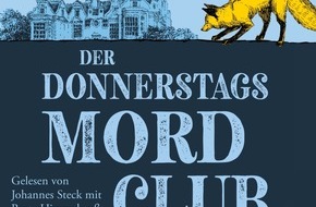 Hörbuch Hamburg: Der neue Hörbuch-Star am Cosy-Crime-Himmel: »Der Donnerstagsmordclub«
