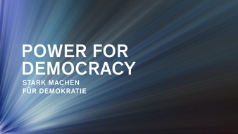 Philip Morris GmbH: Demokratie stark machen: Philip Morris lobt neuen Award Power for Democracy aus