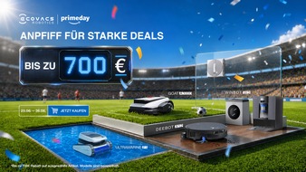 ECOVACS ROBOTICS: Early Prime Day bei ECOVACS: Premium-Robotik f&uuml;r Zuhause, Garten und Pool mit Preisvorteilen bis zu 700 Euro, bereits ab dem 15. Juni