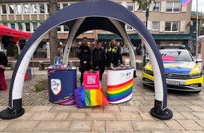 Polizeidirektion Bad Segeberg: POL-SE: 20260617.1 - Pinneberg - Zentrale Ansprechstelle LSBTIQ* informiert auch auf der Pinnepride