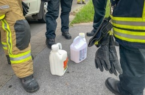 Freiwillige Feuerwehr Menden: FW Menden: ABC-Einsatz auf der Provinzialstraße