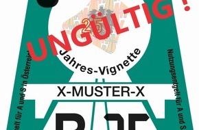 ADAC SE: Auf Autobahnen in &Ouml;sterreich und der Schweiz: Jahresvignetten 2025 ab Februar nicht mehr g&uuml;ltig
