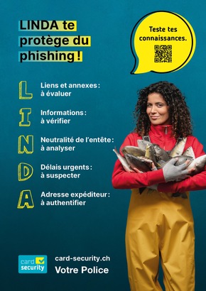 Phishing en hausse: La police mise sur la campagne LINDA