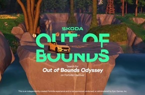 Škoda betritt neues Terrain und präsentiert die Fortnite-Map ,Out of Bounds Odyssey‘