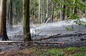 Kreisfeuerwehrverband Calw e.V.: KFV-CW: Waldfl&auml;che in Brand / Feuerwehr verhindert Ausbreitung
