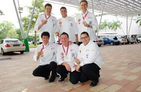 Schweizer Kochverband: Schweizer Kochteams brillieren in Singapur