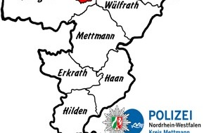 Polizei Mettmann: POL-ME: Schwerverletzter Radfahrer nach Verkehrsunfall - Heiligenhaus - 2003126
