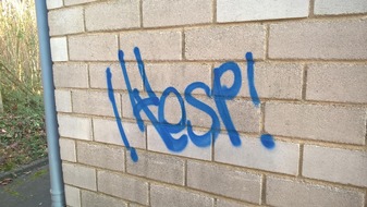 POL-REK: Graffiti an Gartenmauer- Kerpen