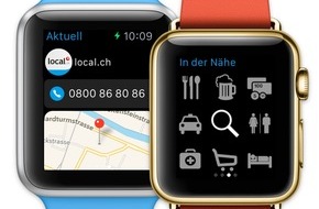 localsearch: Apple Watch is coming soon - local.ch hat schon die App dazu