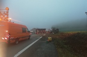 Polizeiinspektion Göttingen: POL-GÖ: (489/2022) Update zum Unfall auf der A 7 bei Hann. Münden - Bergungs- und Fahrbahnreinigungsarbeiten abgeschlossen, Vollsperrung in Richtung Hannover soeben aufgehoben