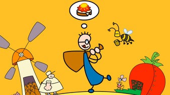 KiKA - Der Kinderkanal ARD/ZDF: 20 Jahre "TOM und das Erdbeermarmeladebrot mit Honig" / KiKA feiert den Geburtstag der Kultfigur mit 20 Folgen und einem besonderen "KiKA-Baumhaus"-Beitrag