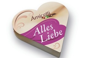 Alfred Ritter GmbH & Co. KG: Genuss schenken mit dem neuen Amicelli Herz