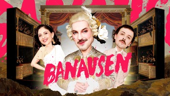 ARD Mediathek: Comedy meets Theater: ARD Kultur und rbb bringen &bdquo;Banausen&ldquo; auf die gro&szlig;e B&uuml;hne