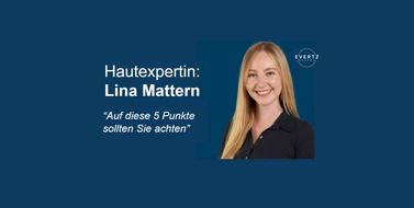 Evertz Pharma GmbH: Lina Mattern von Evertz Pharma enthüllt: 5 Beauty-Tricks, die kaum einer kennt