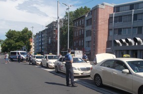 Polizeipräsidium Mainz: POL-PPMZ: Taxi-Kontrollen in der Mainzer Innenstadt