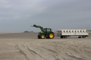 Saisoner&ouml;ffnung in St. Peter-Ording - die Strandkorbsaison beginnt
