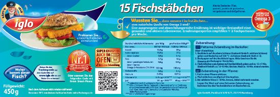 Aufmerksamkeit garantiert: iglo Fischstäbchen erhalten neues Design (BILD)