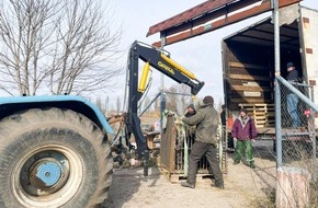 VIER PFOTEN - Stiftung für Tierschutz: Ukraine: évacuation de cinq ours de Kiev vers le refuge de QUATRE PATTES dans l'ouest du pays