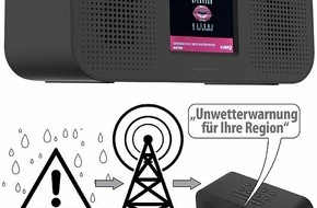 PEARL GmbH: Lieblingsradiosender über DAB+ und UKW hören und Warnmeldungen über EWF erhalten: VR-Radio Stereo-Radio-Wecker DOR-400 mit DAB+, Notfall-Warn-Funktion, USB, Bluetooth