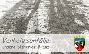 Polizeipräsidium Rheinpfalz: POL-PPRP: 24 Stunden Bilanz - witterungsbedingte Verkehrsunfälle