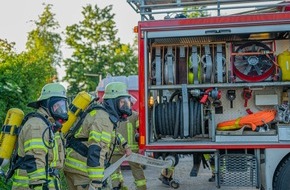 Feuerwehr Kleve: FW-KLE: Großübung der Löschzüge West und Nord-West