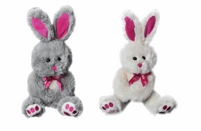 P&G Prestige Products GmbH: PRODUKTWARNUNG - Potenzielles Sicherheitsrisiko bei weißen und grauen Plüsch-Osterhasen im Rahmen einer Duft-Promotion für Ostern 2012