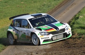 Skoda Auto Deutschland GmbH: Licht und Schatten für SKODA bei der ADAC Hessen Rallye Vogelsberg (FOTO)