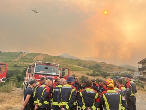FW-BN: Erfolgreicher Abschluss des Waldbrandeinsatzes des NRW-Waldbrandmoduls GFFF-V DE1 in Spanien