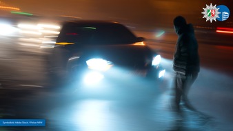 Polizeipräsidium Oberhausen: POL-OB: Pkw-Fahrer erfasst Fußgängerin - Hinweise der Polizei Oberhausen zur "dunklen Jahreszeit"