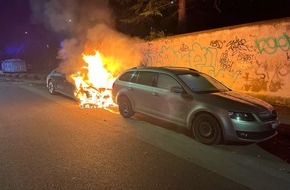 Polizei Aachen: POL-AC: Fahrzeugbr&auml;nde in der Innenstadt - Kriminalpolizei ermittelt