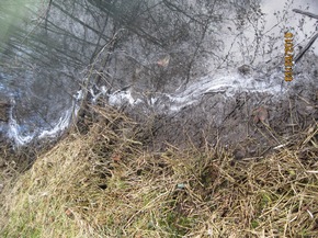 POL-SE: Barmstedt - großflächige Gewässerverunreinigung,Polizei sucht Zeugen