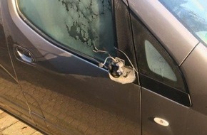 Polizeipräsidium Mittelhessen - Pressestelle Wetterau: POL-WE: Purer Vandalismus in Bad Vilbel - Wer beschädigte die 20 Autos?