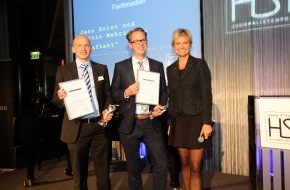 dfv Mediengruppe: Zwei LZ-Journalisten mit dem Hans Strothoff-Journalistenpreis ausgezeichnet